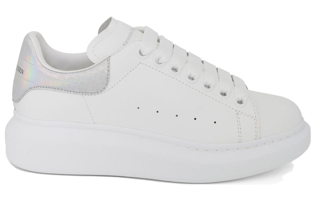 (WMNS) Alexander McQueen Oversized Sneaker 'Silver' 553770WIB9V9637 #