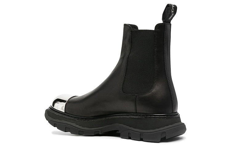 Alexander McQueen Tread Slick Boot 'Black Silver' 634614WHXHF1081 #