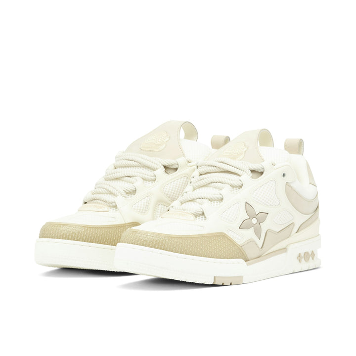 LOUIS VUITTON ZAPATILLA DE DEPORTE LV SKATE BEIGE BLANCO