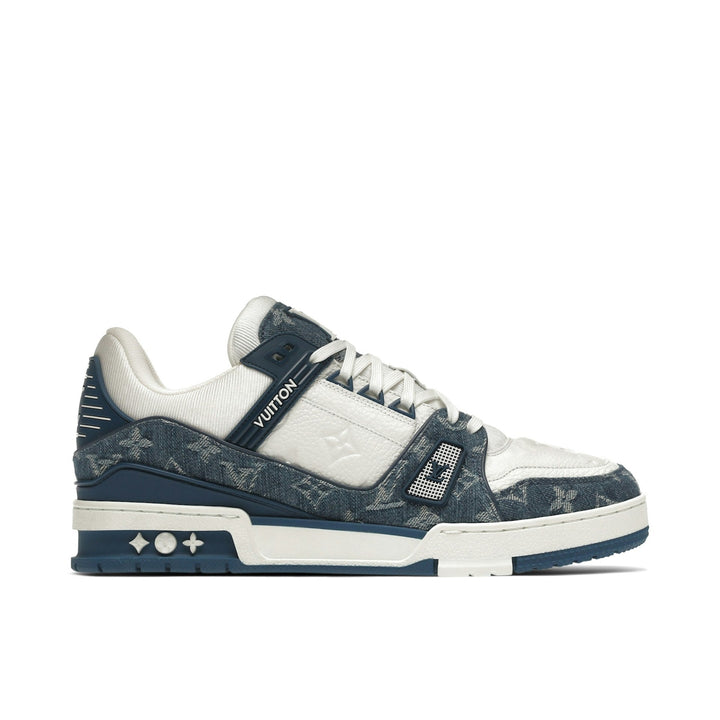 LOUIS VUITTON LV TRAINER MONOGRAM VAQUERO AZUL